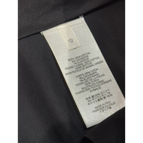 THE ROW Cotton/cashmere Black Bapri Cropped Cotton-Blend Straight-Leg Pants 12 - Picture 12 of 13